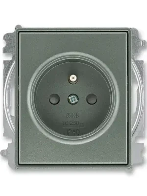 ABB 5519E-A02357 34, TIME Zásuvka jednonásobná, bezšroub., antracitová Akční Cena