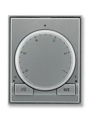 Omezená Nabídka ABB 3292E-A10101 36, TIME Termostat univerzální otočný, ocelová