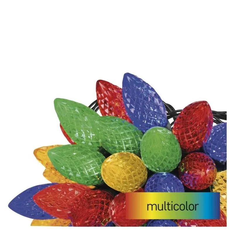 LED vánoční řetěz EMOS D5ZM01 50LED 9,8 m barevné žárovky multicolor multifunkce Bezpečná Platba