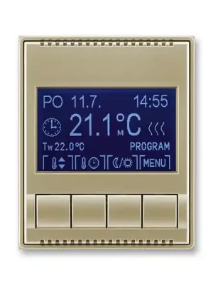 ABB 3292E-A10301 33, TIME Termostat univerzální programovatelný, šampaňská Kup Teď