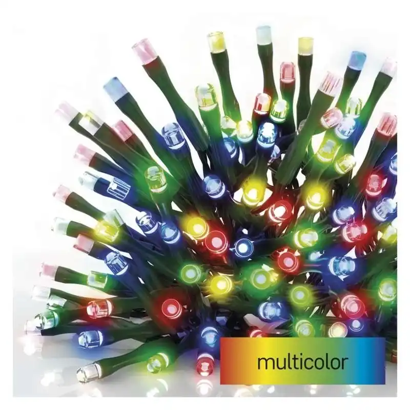 Horká Nabídka LED vánoční řetěz EMOS D4AM09 180LED 18m multicolor 8 světelných programů