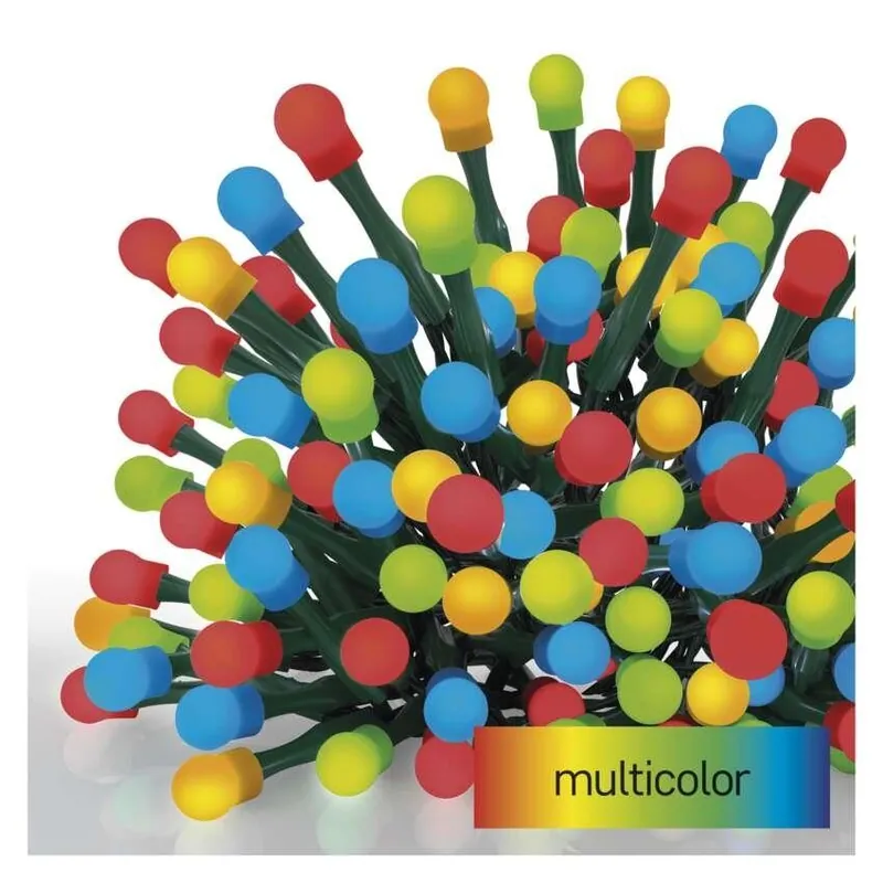 Ihned K Objednání LED vánoční cherry řetěz EMOS D5AM04 300LED 30 m multicolor s časovačem