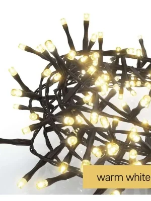 LED vánoční řetěz EMOS D4BW02 400LED 8 m ježek teplá bílá a časovačem Nakupujte Hned