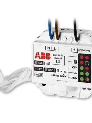 ABB RF 3299-13508 MODUL PŘIJÍMAČE RF STMÍVACÍ VESTAVNÝ 868 MHZ Odeslání Ihned