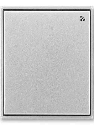 Víkendová Akce Spínač s krátkocestným ovladačem s přijímačem RF signálu 868 MHz ABB Time 3299E-A23108 08 titanová