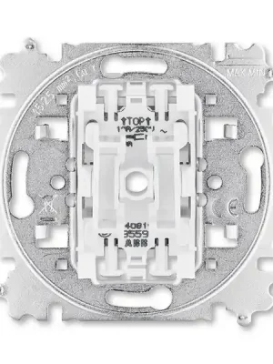 ABB 3559-A87345 Přístroj ovládače zapínacího dvojitého, řazení č.1/0+1/0, bezšroubové svorky Dokud Zásoby Vydrží