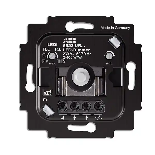ABB 2CKA006512A0345 6523 UR-103-500 Přístroj stmívače LED, pro otočné ovl. a tl. spínače Jen Po Omezenou Doba