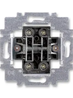 ABB 3558-A87340 Přístroj ovládače zapínacího dvojitého, řazení č.1/0+1/0 Víkendová Akce