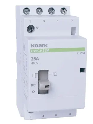 Noark 111635 Ex9CH20M 04 230V EU Stykač s ručním ovládáním 20A, 240VAC, 4 vyp Oblíbený