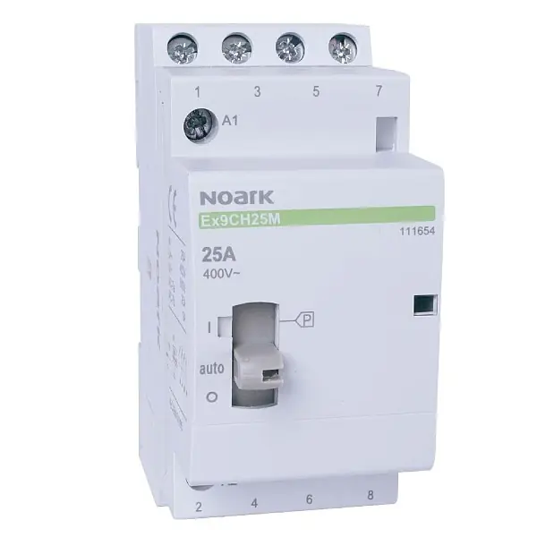 Noark 111635 Ex9CH20M 04 230V EU Stykač s ručním ovládáním 20A, 240VAC, 4 vyp Oblíbený