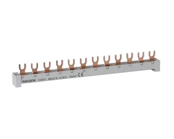 Odeslání Ihned NOARK 103866 BBUE 2L 10 M56 NLPN Propojovací lišta 2fázová,10mm2,63A,56 mod. (1m) Ex9PN