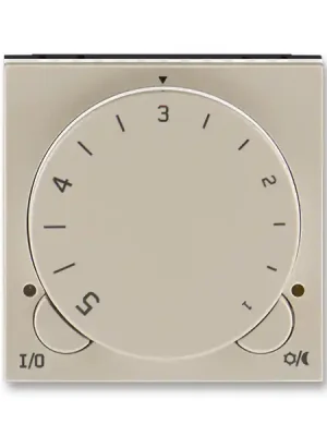 ABB 3292H-A10101 18, LEVIT Termostat univerzální otočný; macchiato/bílá Značkový