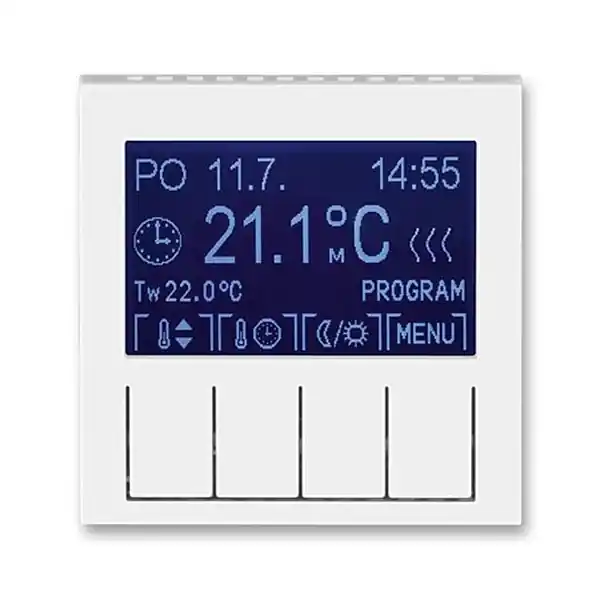 ABB 3292H-A10301 01, LEVIT Termostat univerzální programovatelný; bílá/ledová bílá Cenová Bomba