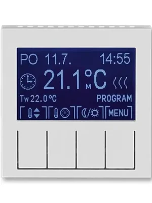 Výhodná Nabídka ABB 3292H-A10301 16, LEVIT Termostat univerzální programovatelný; šedá/bílá