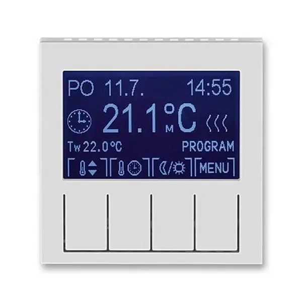 Výhodná Nabídka ABB 3292H-A10301 16, LEVIT Termostat univerzální programovatelný; šedá/bílá