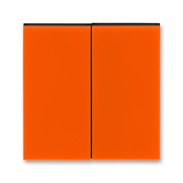 Tovární Cena ABB 3559H-A00652 66, LEVIT Kryt spínače kolébkového dělený; oranžová/kouř, černá