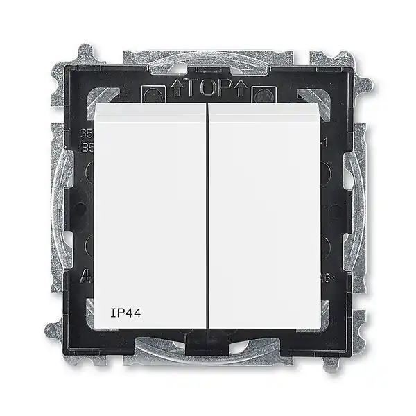 ABB 3559H-A05940 03, LEVIT Přepínač sériový, řazení č,5, IP44; bílá/bílá Nejprodávanější