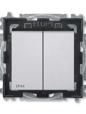 ABB 3559H-A05940 70, LEVIT Přepínač sériový, řazení č,5, IP44; titanová/kouř, černá Nízká Cena