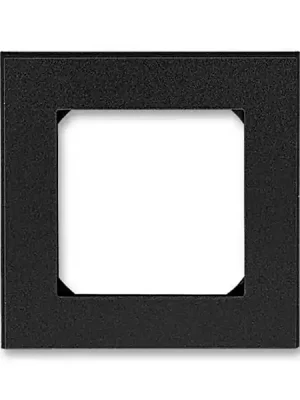 ABB 3901H-A05010 63, LEVIT Rámeček jednonásobný; onyx/kouřová černá Speciální Cena