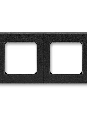 ABB 3901H-A05020 63, LEVIT Rámeček dvojnásobný; onyx/kouřová černá Tovární Cena