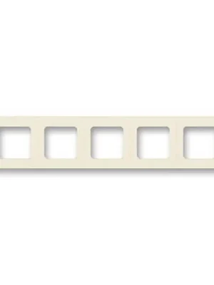ABB 3901H-A05050 17, LEVIT Rámeček pětinásobný; sl,kost/bílá Výprodej