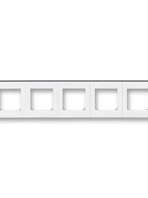 ABB 3901H-A05050 62, LEVIT Rámeček pětinásobný; bílá/kouřová černá Kup Teď