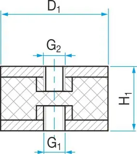 Výhodná Nabídka Silentblok typ 3 - 15x10 M4