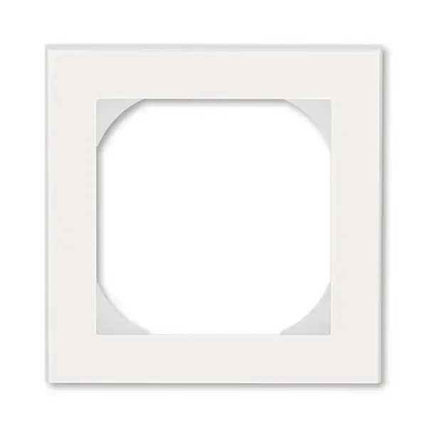 ABB 3901H-A05510 68, LEVIT Rámeček jednonásobný s otvorem 55x55; perleťová/ledová bílá Výhodná Nabídka