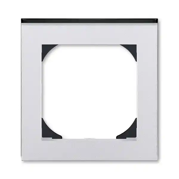 Bezpečná Platba ABB 3901H-A05510 70, LEVIT Rámeček jednonásobný s otvorem 55x55; titanová/kouř, černá