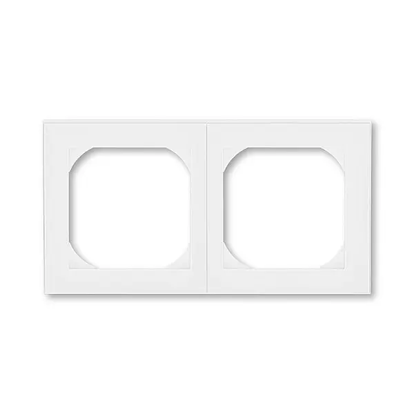 ABB 3901H-A05520 03, LEVIT Rámeček dvojnásobný s otvorem 55x55; bílá/bílá Poslední Šance