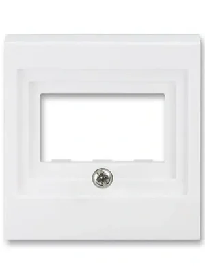 ABB 5014H-A00040 03, LEVIT Kryt zásuvky reproduktorové, komun, nebo USB; bílá Pouze Dnes