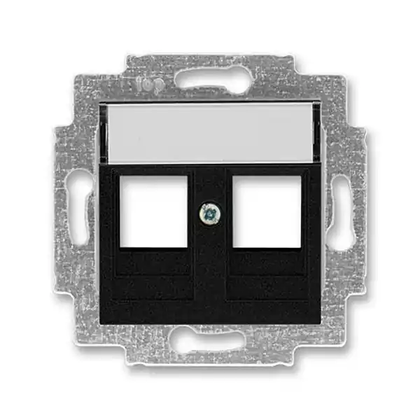 Nejlepší Cena ABB 5014H-A01018 63, LEVIT Kryt zásuvky komun, př, (2x); onyx