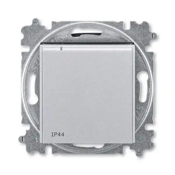 Ihned K Objednání ABB 5519H-A02997 70, LEVIT Zásuvka jednonásobná, s víčkem, IP44; titanová/kouř, černá