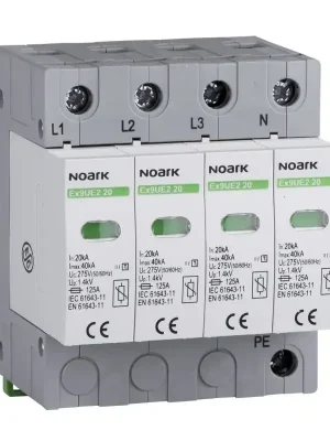 Noark 103357 Ex9UE2 20 4P 275 Svodič třída 2 (C),20 kA,275VAC,4pól Akční Cena