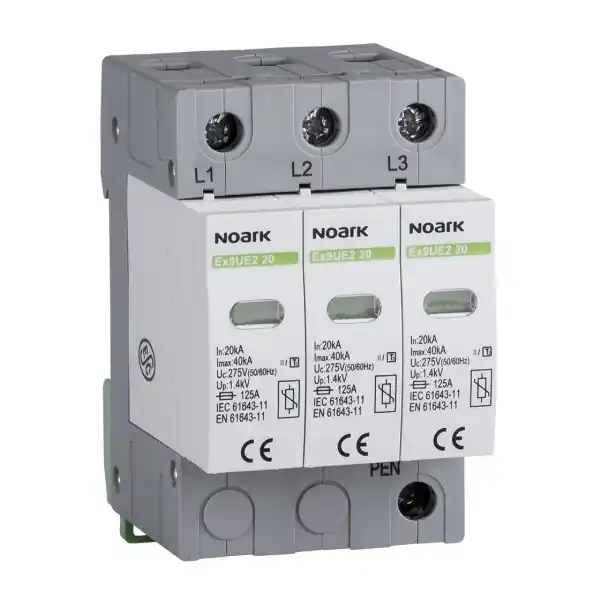 NOARK 103365 Ex9UE2 20 3P 440 Svodič třída 2 (C),20 kA,440VAC,3pól Pouze Dnes