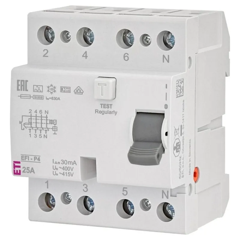 ETI CHRÁNIČ 10 EFI-P4 A 25/0,03 10KA 002061511 Nízká Cena