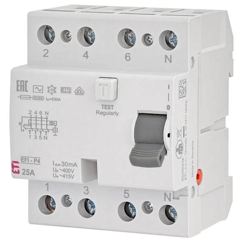 ETI CHRÁNIČ 10 EFI-P4 AC 25/0,03 10KA 002061611 Hit Sezóny