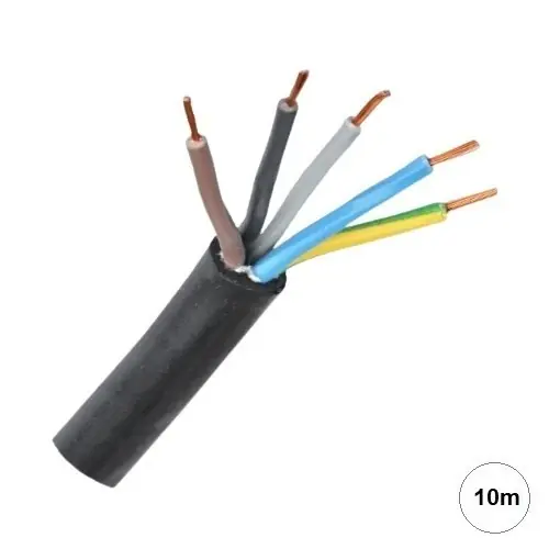 Nakupujte Hned CGSG 5Gx2,5 Kabel gumový H07RN-F 5Gx2,5 mm, délka 10m