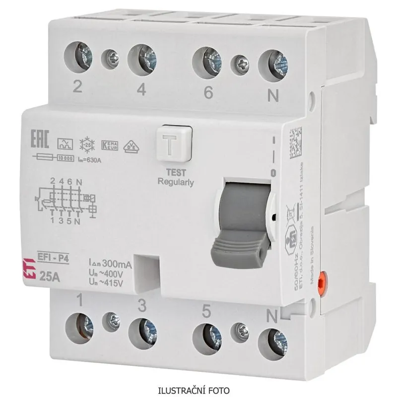 Ihned K Objednání ETI CHRÁNIČ 6 EFI6-P4 AC 40/0,03 6KA 002061652