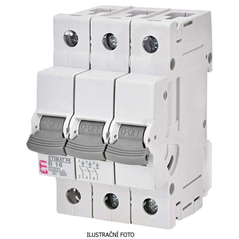Aktuální ETI JISTIČ ETIMAT P6 3P B4 6KA 001900306