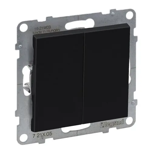 LEGRAND 721405 SUNO sériový spínač č.5, černá Vysoce Kvalitní