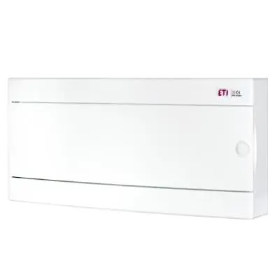 Originální ETI ROZVODNICE ECT24PO 1X24M NÁST. BÍLÁ DVÍŘKA IP40 001100281