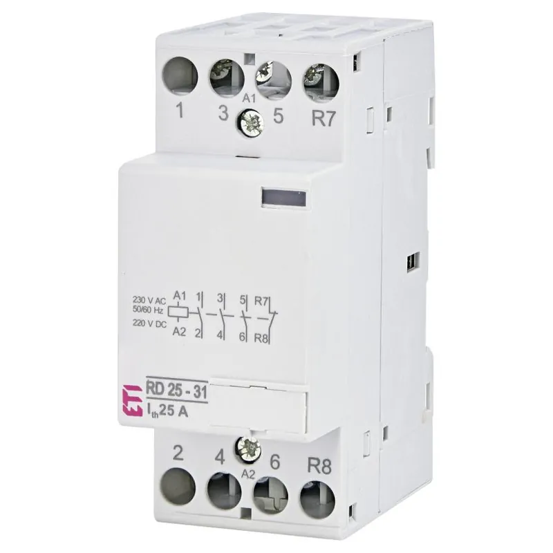 Nejlepší Volba ETI STYKAČ RD 25-31 4-PÓL. 2M 3XZ + 1XV IN=25A UN=230V AC/DC 002464012