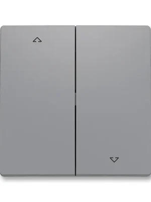 ABB 3559T-A00662 241 ZONI Kryt spínače žaluziového dělený, s potiskem šedá Značkový