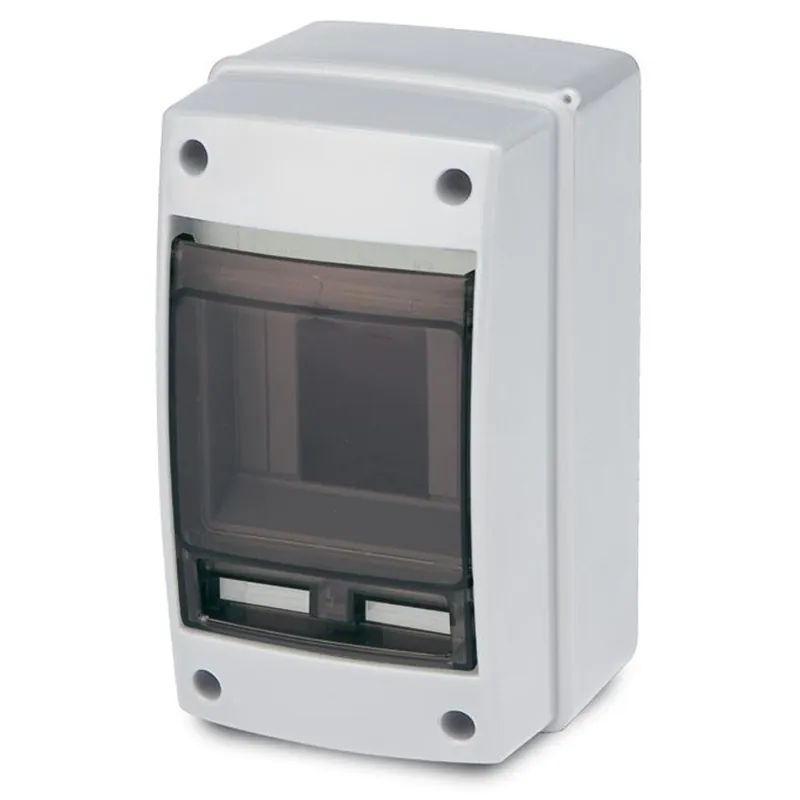 FAMATEL ROZVODNICE ACQUA 3902-T IP65, 2/4MOD., PRŮHLED. DVEŘE, 170X110X105MM Akce