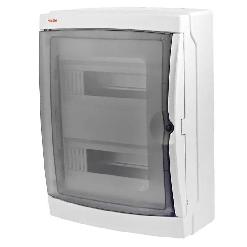 Poslední Šance FAMATEL ROZVODNICE ACQUA 3926-T IP65, 26MOD., PRŮHLED. DVEŘE, 409X307X150MM