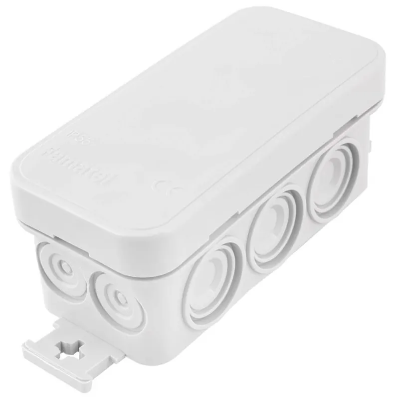 Levný Krabice na povrch FAMATEL F6 90x43mm IP55 rozbočovací, s naklapávacím víčkem, 6xvstup 3050