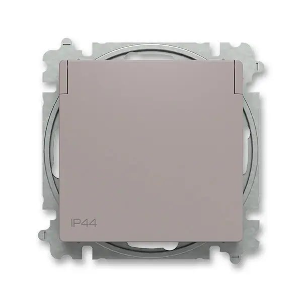 Nejlepší Cena ABB 6619T-A06995 244 ZONI Zásuvka jednonásobná, s cl., s víčkem, IP44 greige