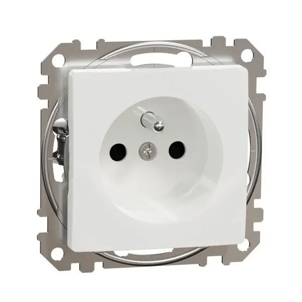 Vrácení Zdarma SCHNEIDER SDD111012 SEDNA Zásuvka 230V 16A clonky bezšroubová, bílá