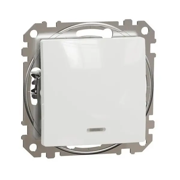 Ověřený SCHNEIDER SDD111111L SEDNA Tlačítko 1/0 or.kontrolka, bílá